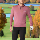 Callaway 1/4 Zip Blended Merino Sweater - Mesa Rose
