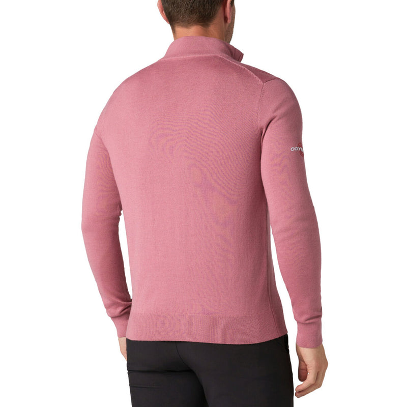 Callaway 1/4 Zip Blended Merino Sweater - Mesa Rose