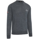 Callaway Crew Neck Merino Mix Sweater - Steel Heather
