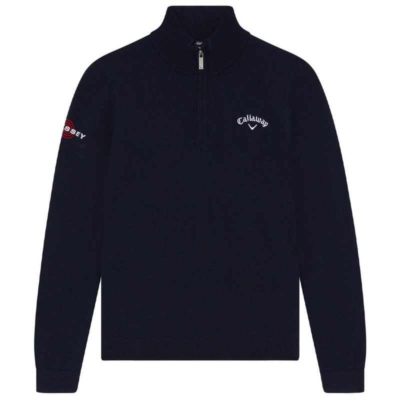 Callaway Boys Odyssey 1/4 Zip Sweater - Navy Blue