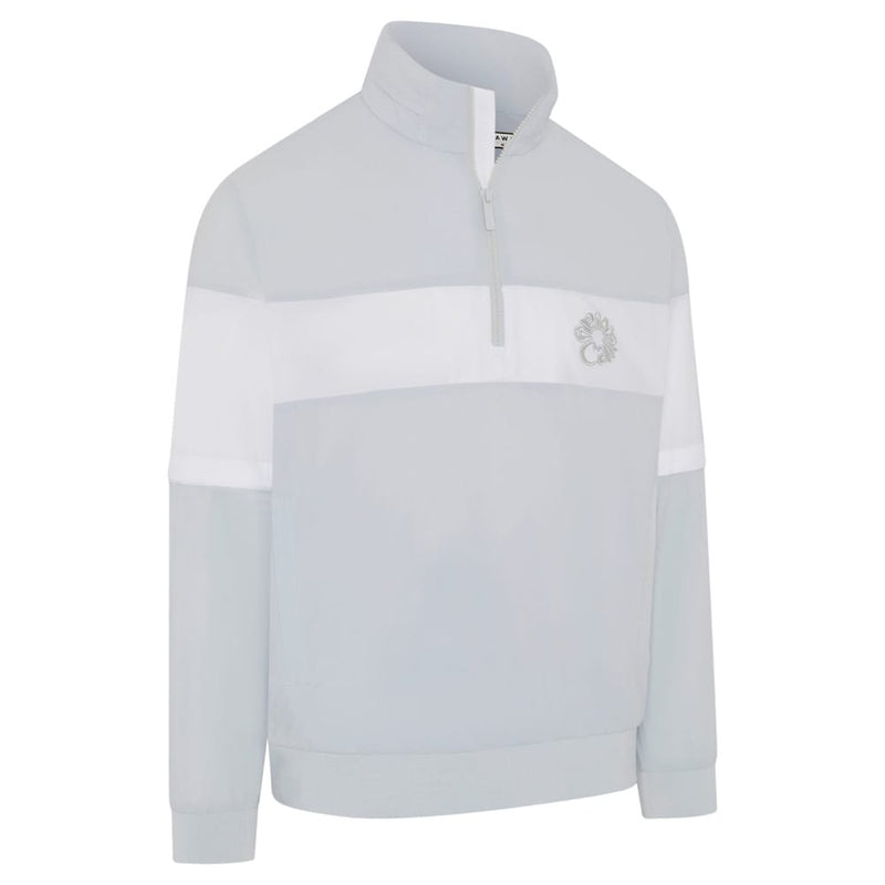 Callaway Legacy Collection Half Zip Convertible Rain Jacket - Gray Dawn