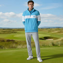 Callaway Legacy Collection Half Zip Convertible Rain Jacket - Blue Blossom