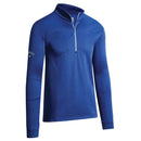 Callaway Pieced Waffle 1/4 Zip Fleece - Egyptian Blue