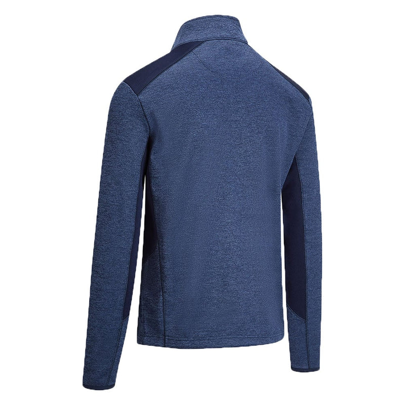 Callaway Dual Action Heathered Fleece Pullover - Peacoat Heather