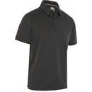 Callaway Chev Twill Jacquard Polo Shirt - Caviar