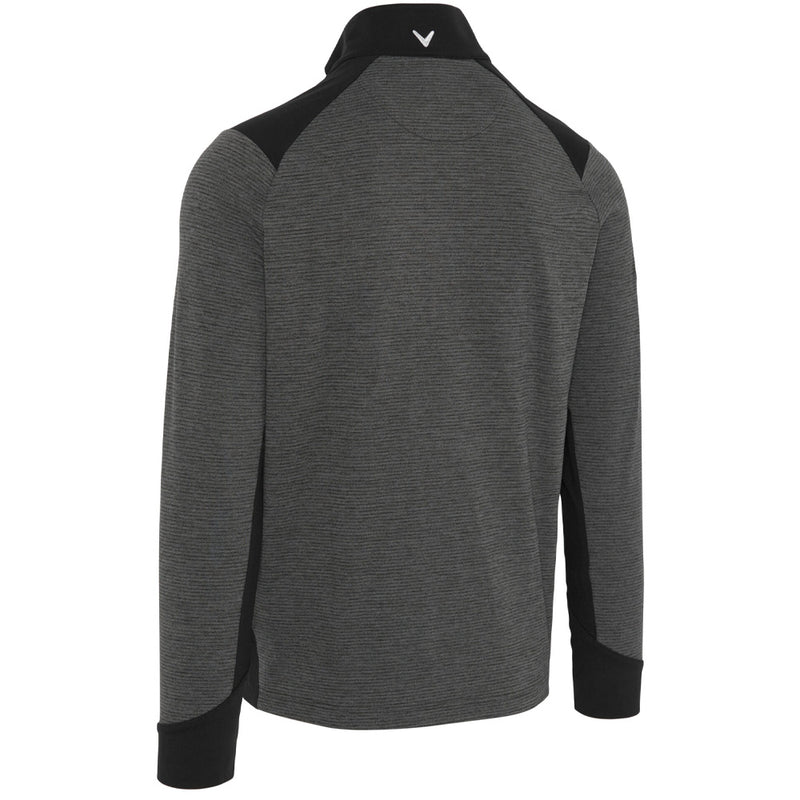 Callaway Soft Touch Blocked 1/4 Zip - Black Heather