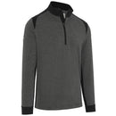 Callaway Soft Touch Blocked 1/4 Zip - Black Heather