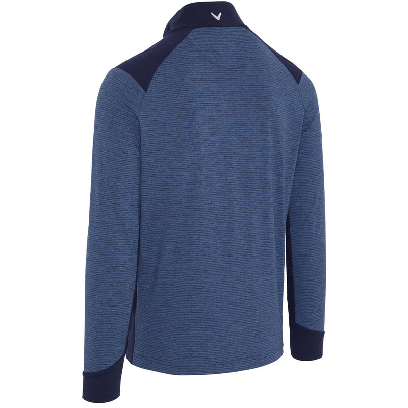 Callaway Soft Touch Blocked 1/4 Zip - Peacoat Heather