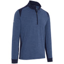 Callaway Soft Touch Blocked 1/4 Zip - Peacoat Heather