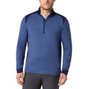Callaway Soft Touch Blocked 1/4 Zip - Peacoat Heather