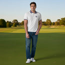 Callaway Legacy Triple Track Blocked Polo Shirt - Bright White