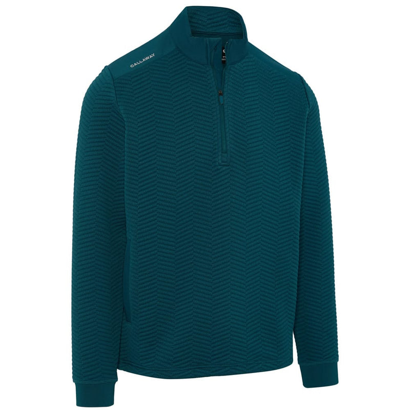 Callaway Mid-Layer Chev Pullover - Blue Coral