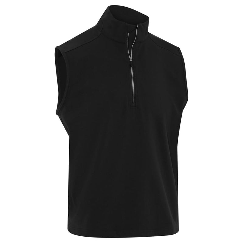 Callaway Light Weight 1/4 Zip Vest - Caviar
