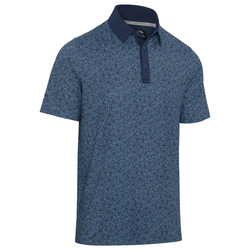 Callaway Confetti Tees Print Polo Shirt - Peacoat