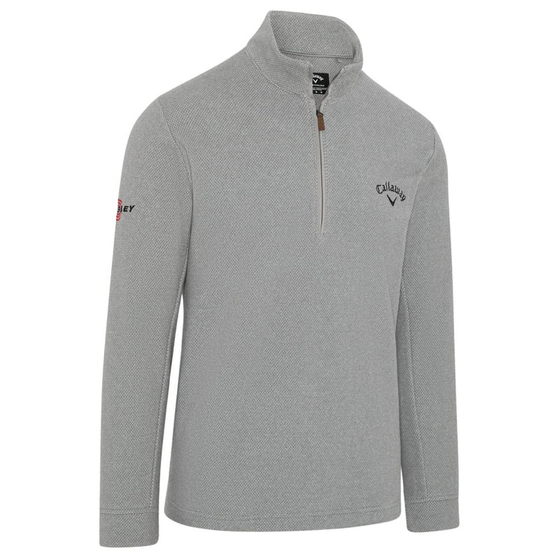 Callaway Odyssey Birdseye Jacquard Pullover - Concrete