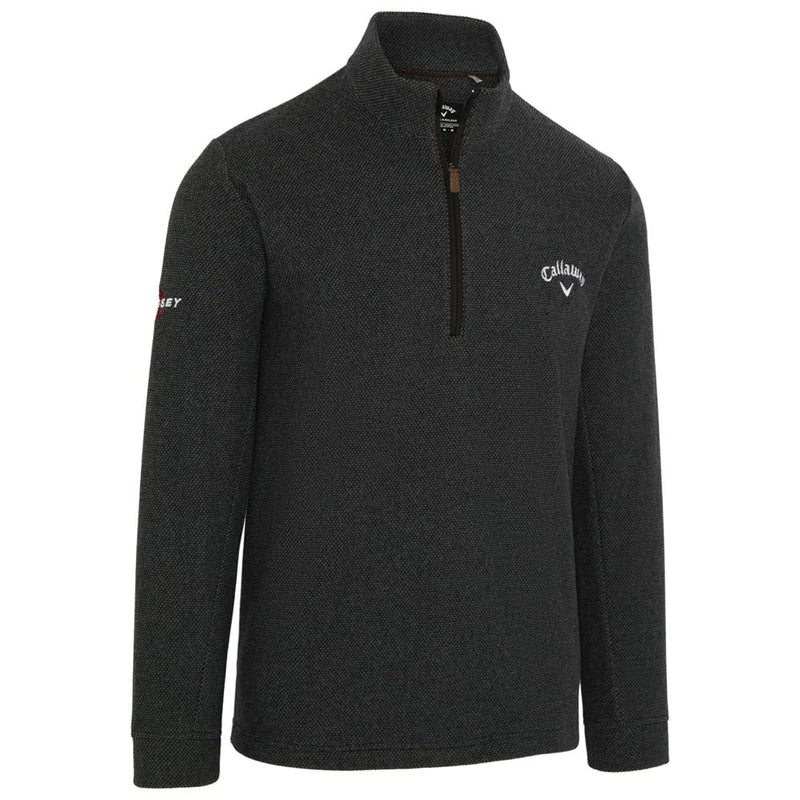 Callaway Odyssey Birdseye Jacquard Pullover - Caviar