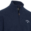 Callaway Odyssey Birdseye Jacquard Pullover - Peacoat