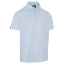 Callaway Fractal Chev Print Polo Shirt - Bright White