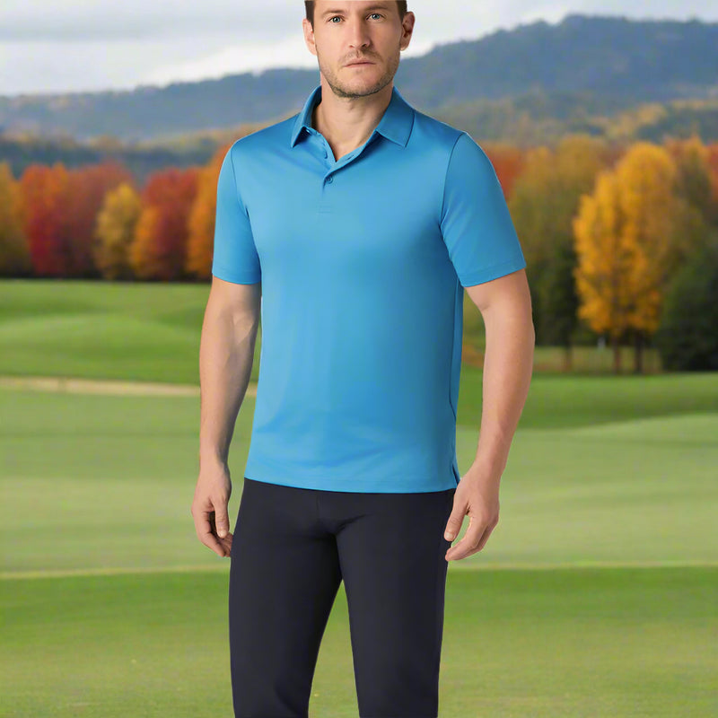 Callaway Swingtech Solid Polo Shirt - Cendre Blue