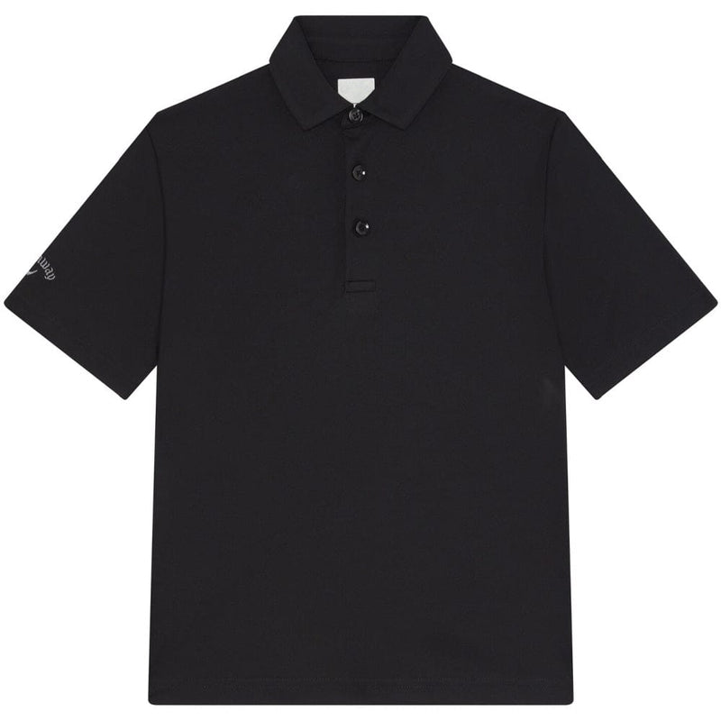 Callaway Youth Solid Polo Shirt - Caviar
