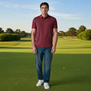 Callaway Legacy Premium Media Mixed Polo Shirt - Tibetan Red
