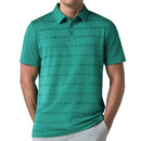 Callaway Legacy Collection Logo Jacquard Polo Shirt - Tidepool