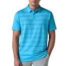 Callaway Legacy Collection Logo Jacquard Polo Shirt - Blue Blossom