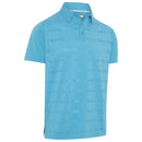 Callaway Legacy Collection Logo Jacquard Polo Shirt - Blue Blossom