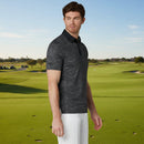 Callaway Hex Marble Polo Shirt - Caviar