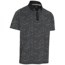 Callaway Hex Marble Polo Shirt - Caviar