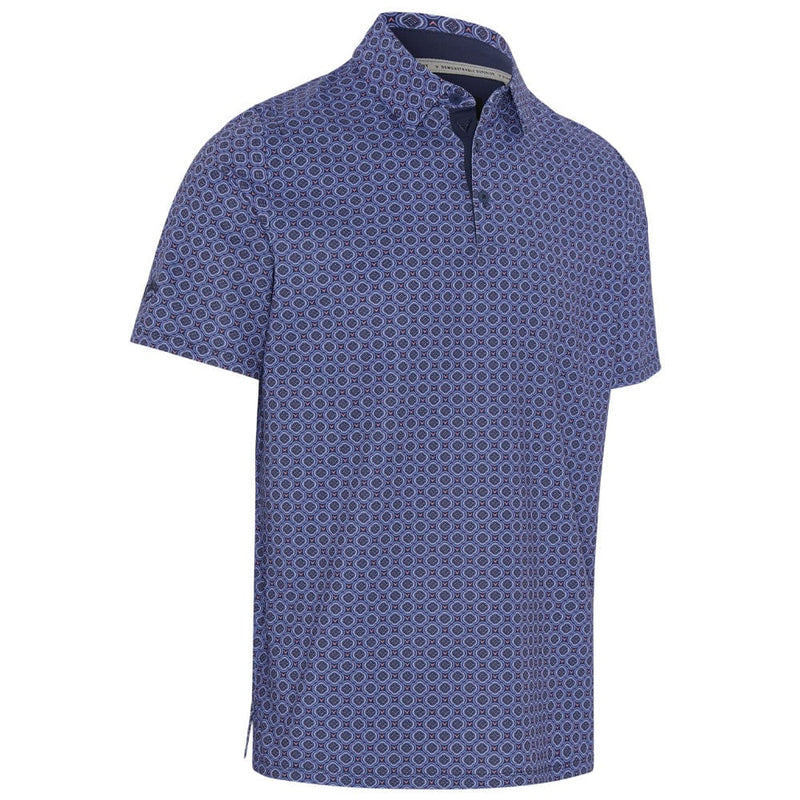 Callaway Golf Club Print Polo Shirt - Peacoat