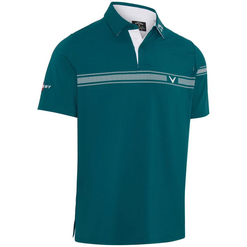 Callaway Odyssey Block Polo Shirt - Blue Coral