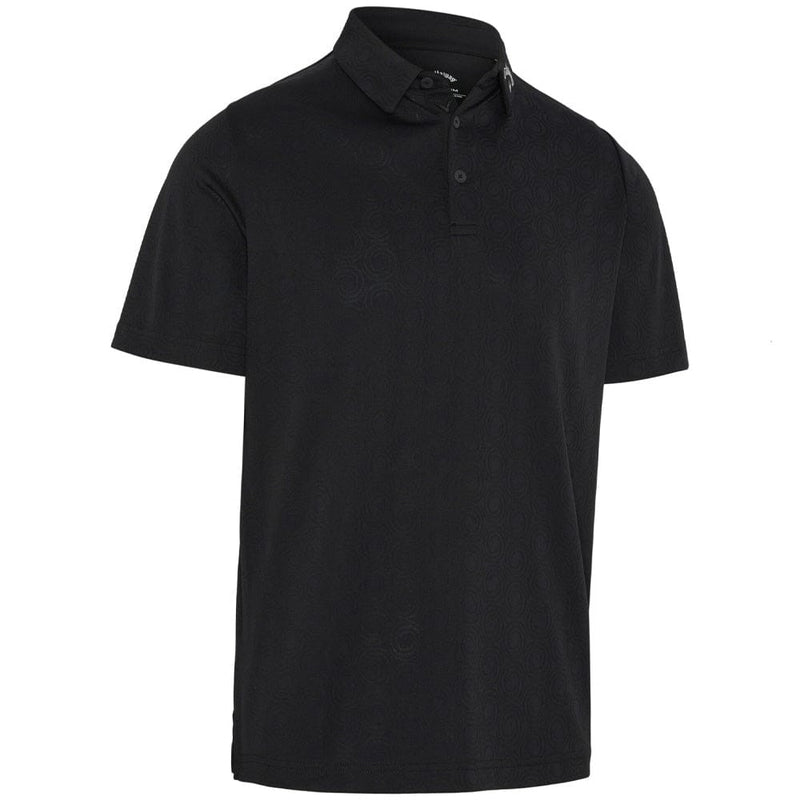 Callaway Odyssey Ventilated Jacquard Polo Shirt - Caviar