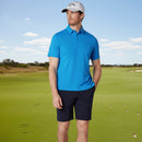 Callaway Odyssey Ventilated Jacquard Polo Shirt - Brilliant Blue