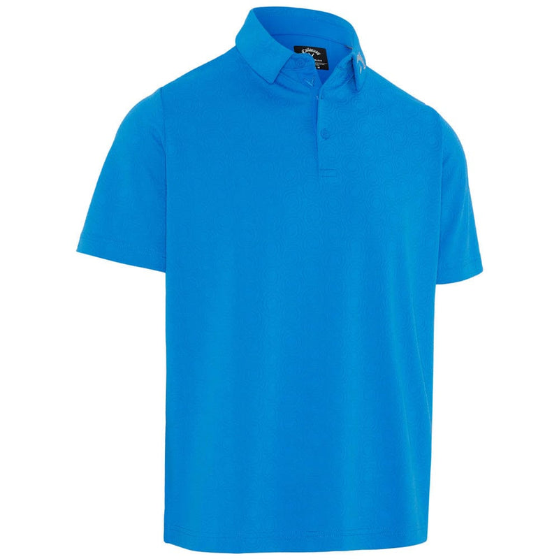 Callaway Odyssey Ventilated Jacquard Polo Shirt - Brilliant Blue