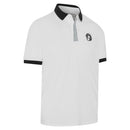Callaway Legacy Collection Blocked Logo Collar Polo Shirt - Bright White