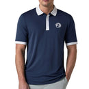 Callaway Legacy Collection Blocked Logo Collar Polo Shirt - Medieval Blue