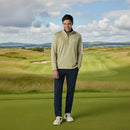 Callaway Legacy Collection Quarter-Zip Ribbed Neck Midlayer - Fields of Rye