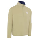 Callaway Legacy Collection Quarter-Zip Ribbed Neck Midlayer - Fields of Rye