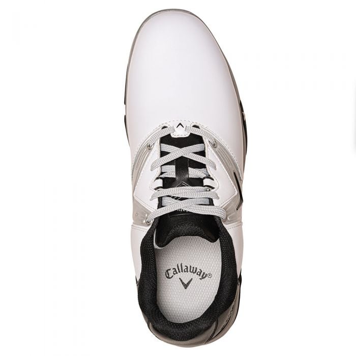 Callaway Chev Comfort Spiked Golf Shoes - White/Black