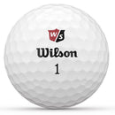 Wilson Duo Soft+ 3 Dozen Personalised Golf Balls - White