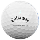 Callaway Chrome Soft Triple Track Golf Balls - White - Double Dozen