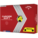 Callaway Chrome Soft Truvis Golf Balls - Yellow/Black - 12 Pack