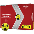 Callaway Chrome Soft Truvis Golf Balls - Yellow/Black - 12 Pack
