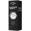 Callaway Chrome Soft X Golf Balls - White - 3-Ball Sleeve
