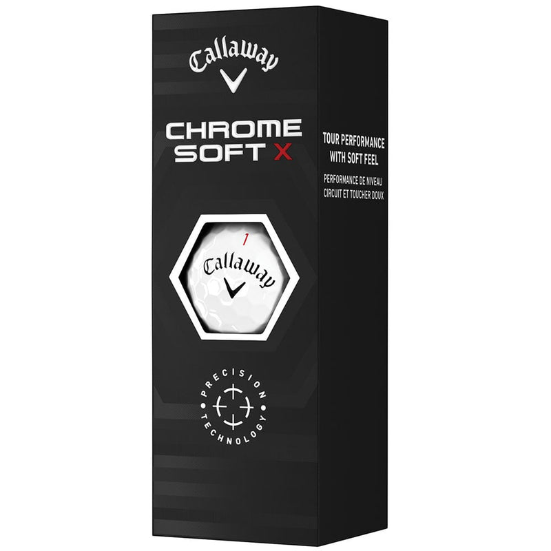 Callaway Chrome Soft X Golf Balls - White - 12 Pack