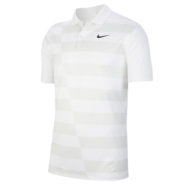 Nike Dri-FIT Graphic Polo - White/Black