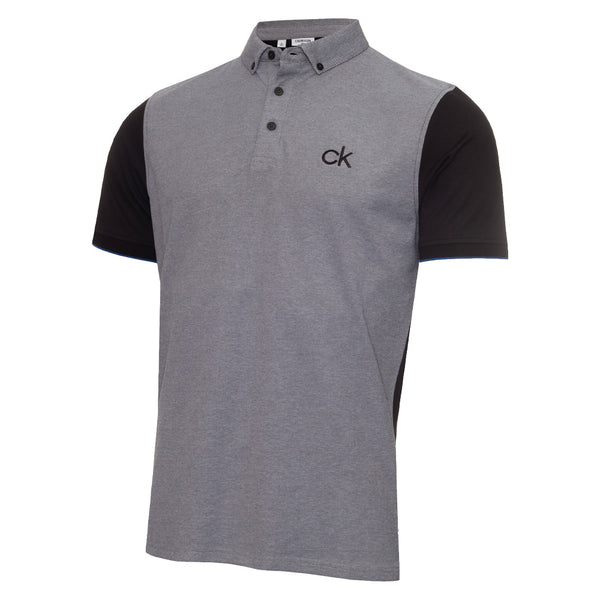 Calvin Klein Hagen Pique Polo Shirt - Black