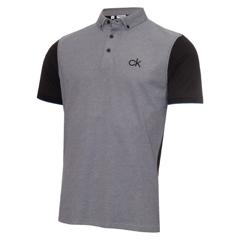 Calvin Klein Hagen Pique Polo Shirt - Black