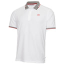 Calvin Klein Snead Polo Shirt - White/Power Red